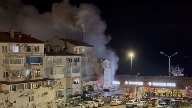 Balıkçı restoranında korkutan yangın