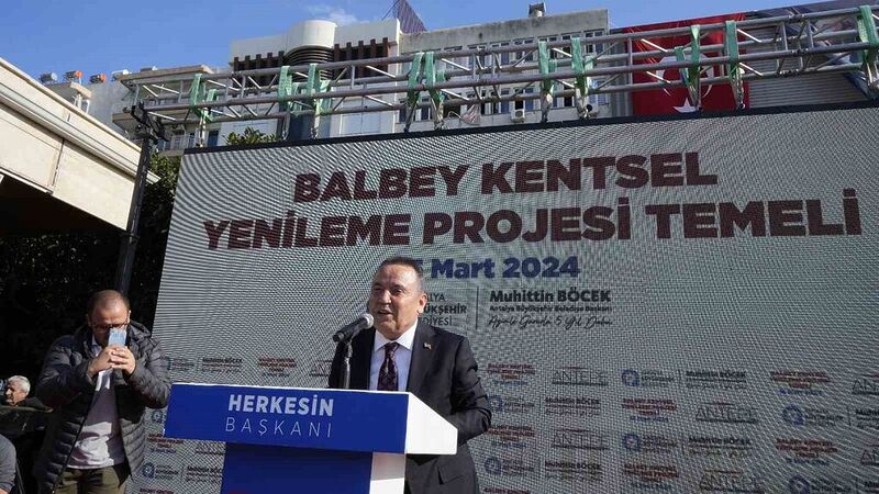 Başkan Böcek: “Balbey Projesi’nin ilk etabı 1,5 yılda tamamlanacak”