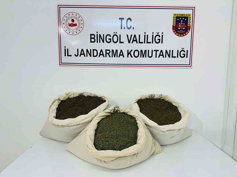 Bingöl’de 34 kilogram uyuşturucu ele geçirildi