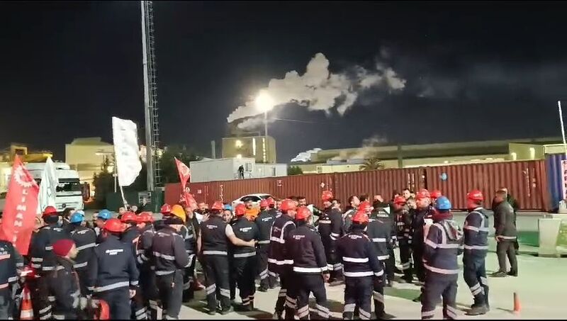 Borusan’da boykot yapan işçilere sahurda yemek verilmediği iddiası