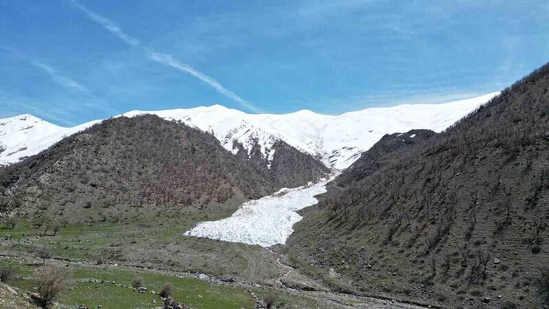 ŞIRNAK'IN ULUDERE İLÇESİNDE DÜŞEN