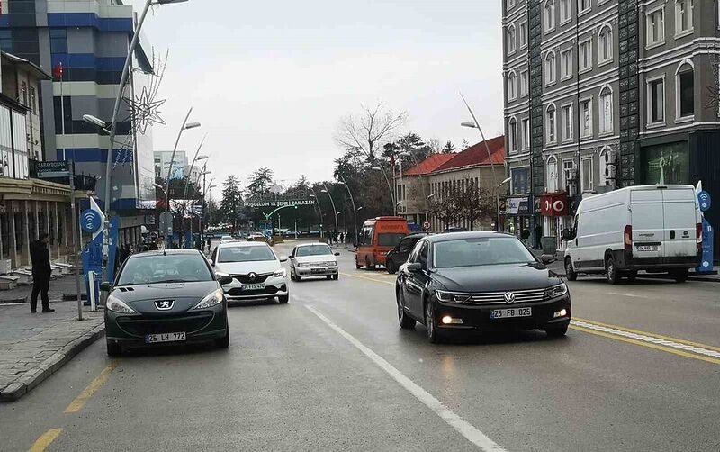 Erzurum’da araç sayısı 134 bine yaklaştı