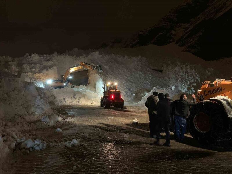 HAKKARİ-ÇUKURCA KARAYOLUNA İNE ÇIĞLAR