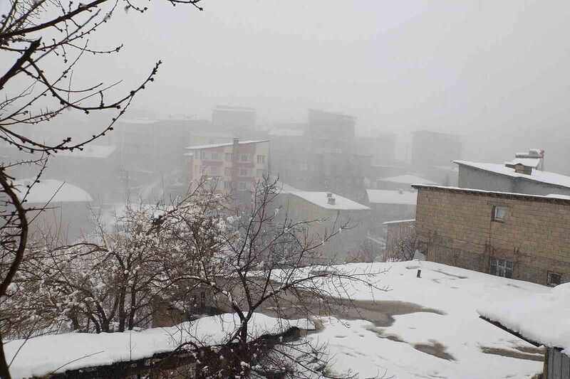 HAKKARİ’DE ETKİLİ OLAN KAR