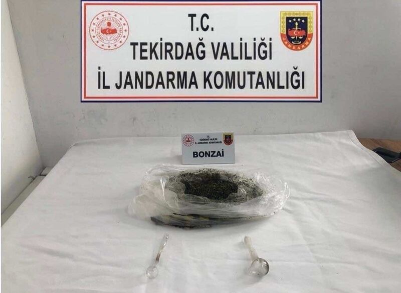 TEKİRDAĞ’DA JANDARMA EKİPLERİNCE UYUŞTURUCU