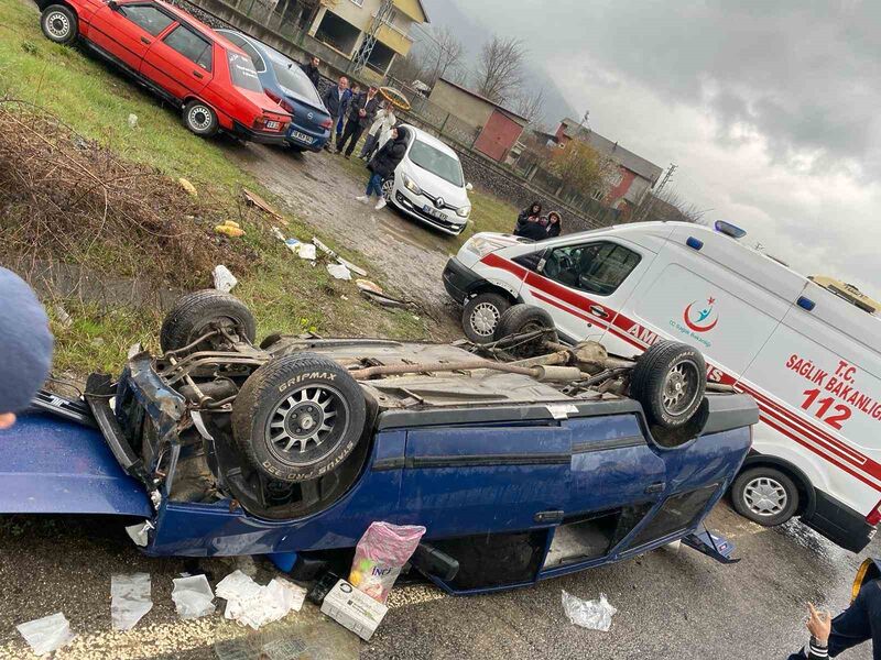 Karabük’te trafik kazası: 2 yaralı