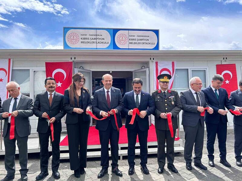 KUZEY KIBRIS TÜRK CUMHURİYETİ CUMHURBAŞKANI ERSİN TATAR, HATAY’IN İSKENDERUN İLÇESİNDE