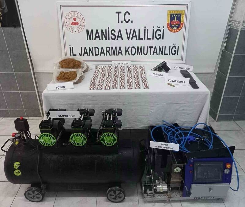 Manisa’da uyuşturucu operasyonu: 2 gözaltı