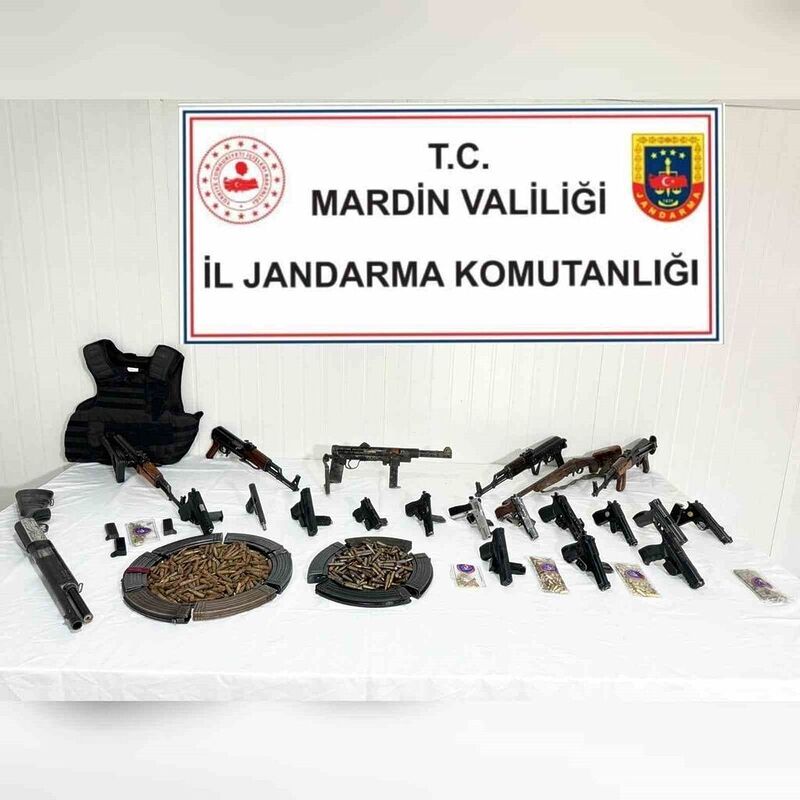 Mardin’de silah kaçakçılığı operasyonu: 8 kişi tutuklandı