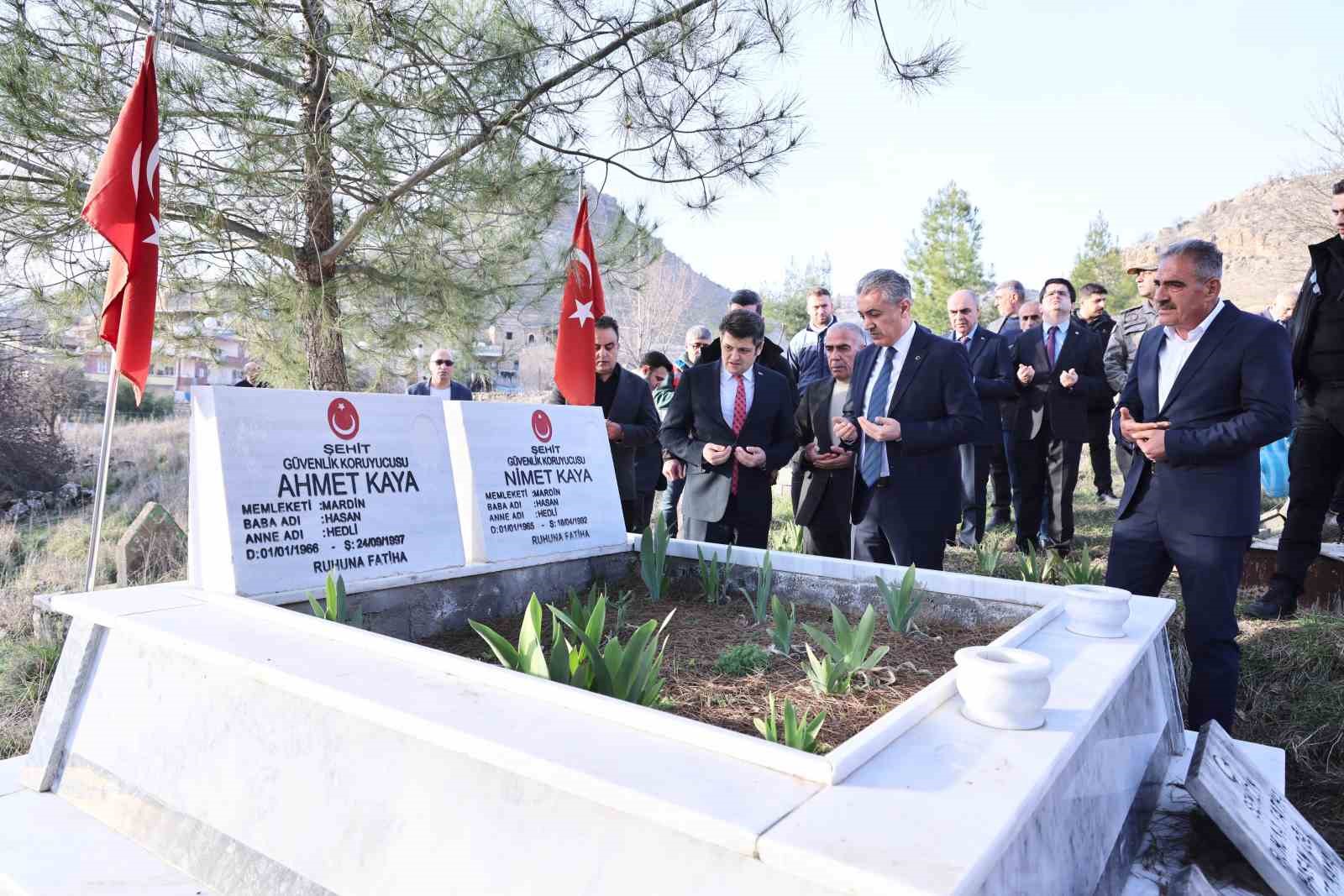 Mardin’deki tüm şehit kabirlerinde düzenleme yapıldı