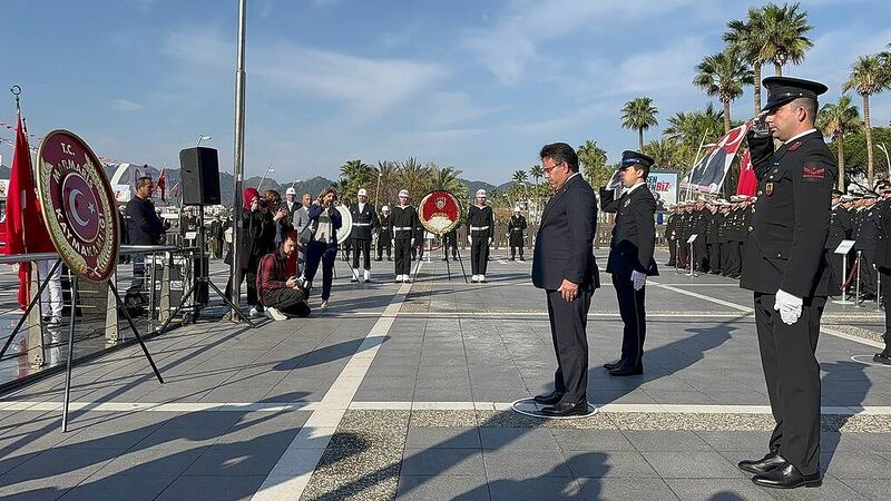 Marmaris’te Çanakkale Şehitleri unutulmadı