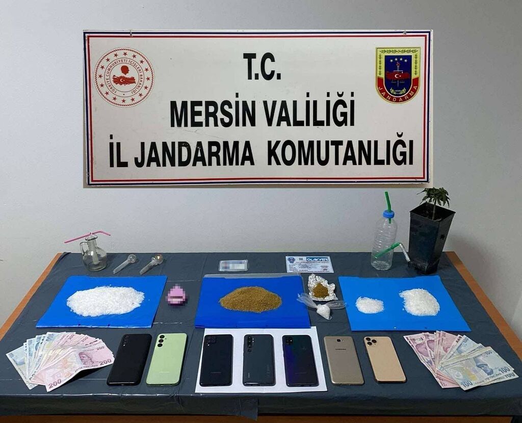 Mersin’de uyuşturucu operasyonu: 4 tutuklama