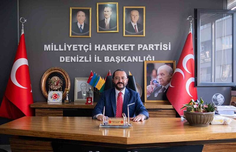 MİLLİYETÇİ HAREKET PARTİSİ DENİZLİ İL BAŞKANI MEHMET ALİ YILMAZ, PAZAR