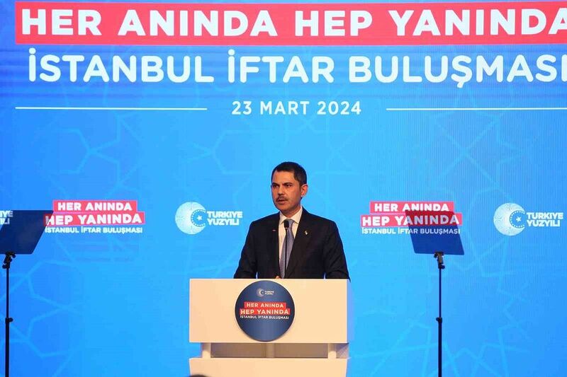 Murat Kurum, Haliç Kongre Merkezi’nde “Her Anında Hep Yanında İstanbul İftar Buluşması”na katıldı