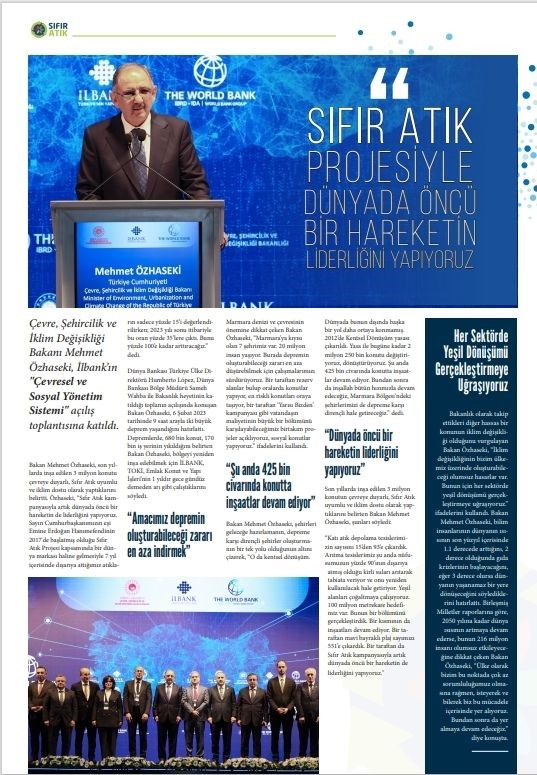 ‘Sıfır Atık’ gazetesinin yeni sayısı okuyucularla buluştu