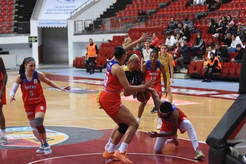 TKBL:  Melikgazi Kayseri Basketbol:75 – BOTAŞ: 80