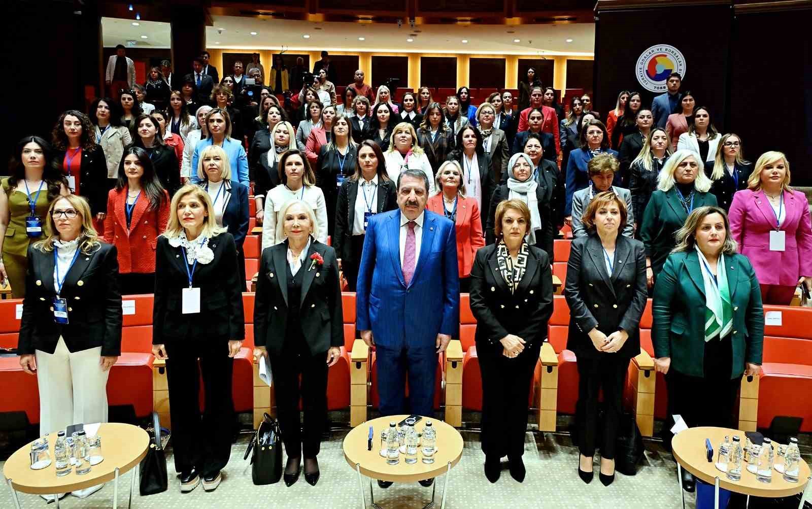 TOBB Kadın Girişimciler Kurulu’nun üst kurul üyeleri ‘Dünya Kadınlar Günü’ nedeniyle bir araya geldi