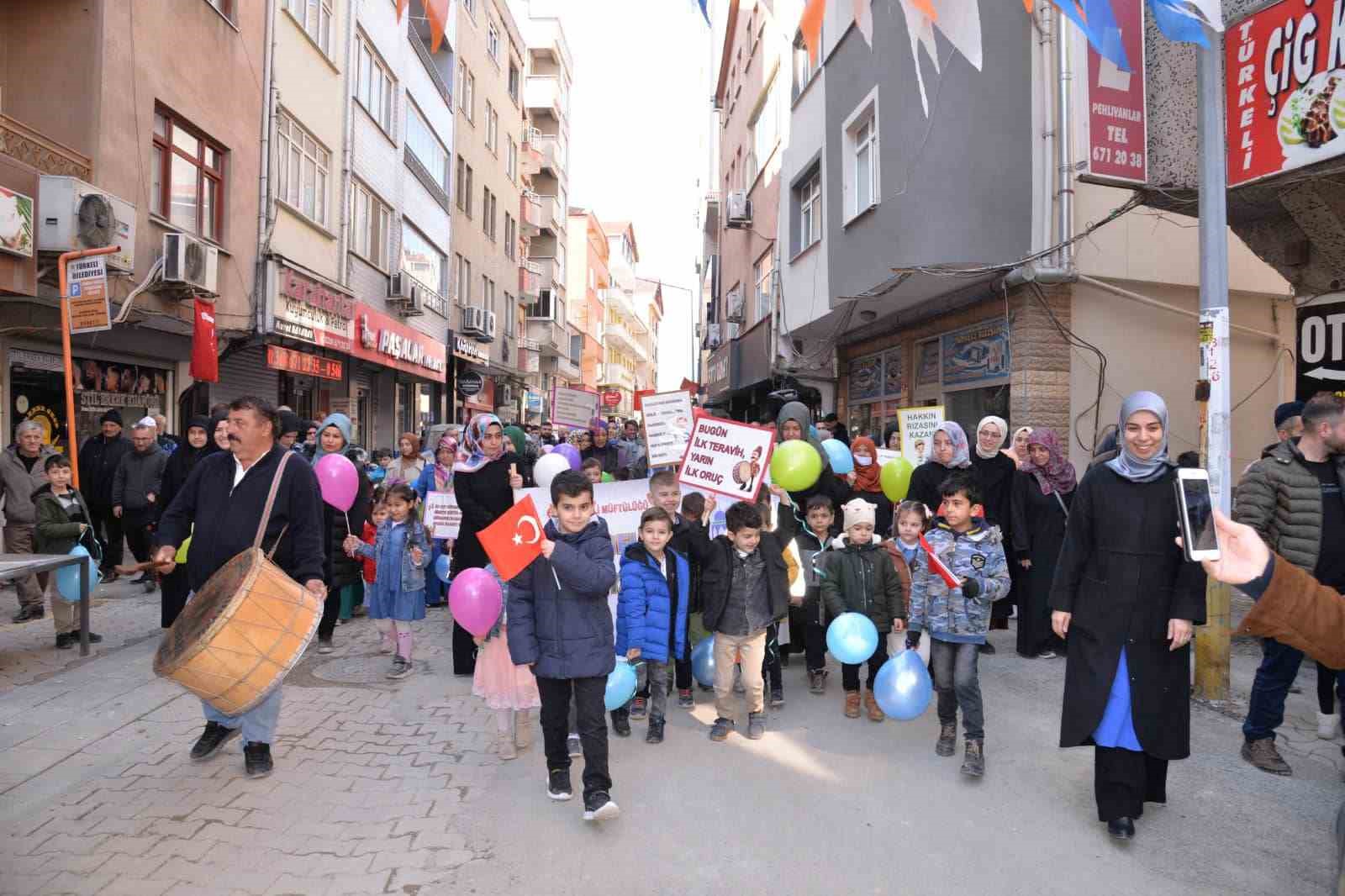 Türkeli’de “Ramazan Karşılama Yürüyüşü”