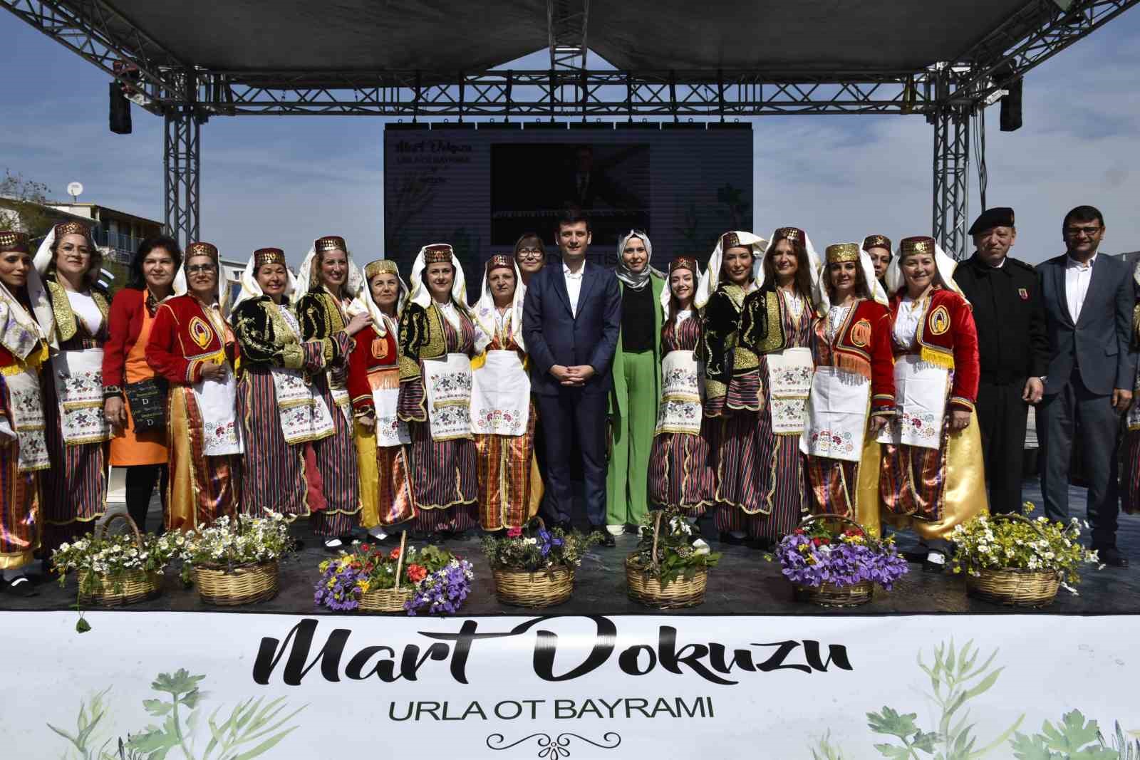 Urla’da baharın müjdecisi Mart Dokuzu Ot Bayramı coşkusu