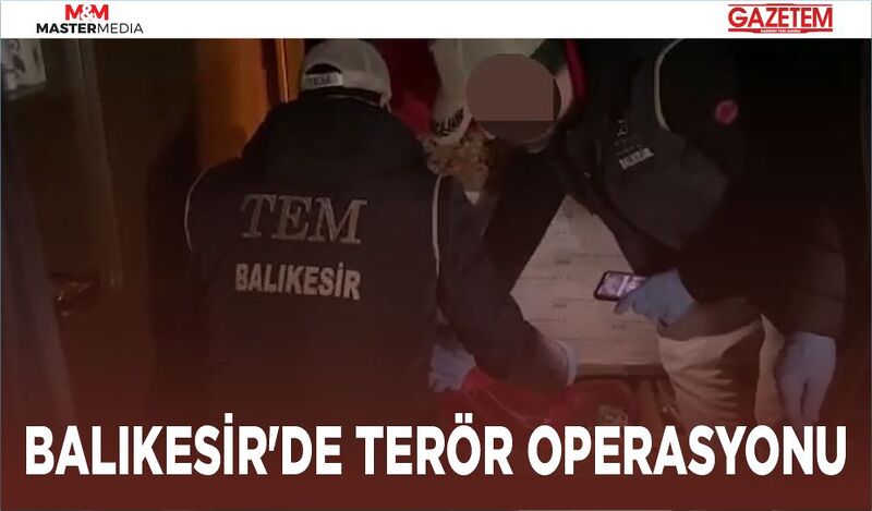 Balıkesir polisi, terör örgütü