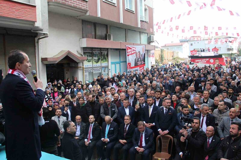 YRP Genel Başkanı Erbakan: “Adım adım iktidara yürüyoruz”