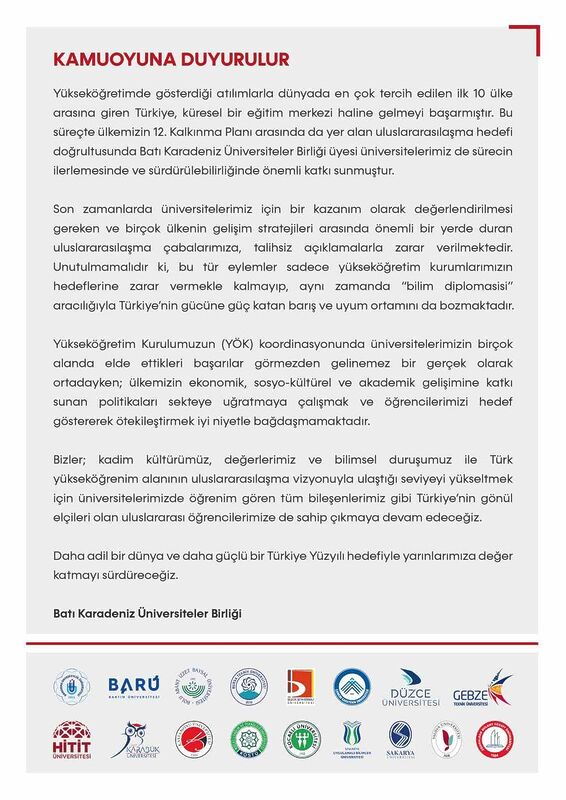 17 üniversiteden ortak bildiri: “Türkiye’nin gönül elçileri uluslararası öğrencilerimize sahip çıkmaya devam edeceğiz”