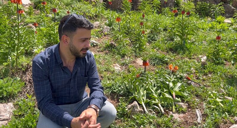 HAKKARİ’NİN YÜKSEKOVA İLÇESİNDE ÇİÇEK