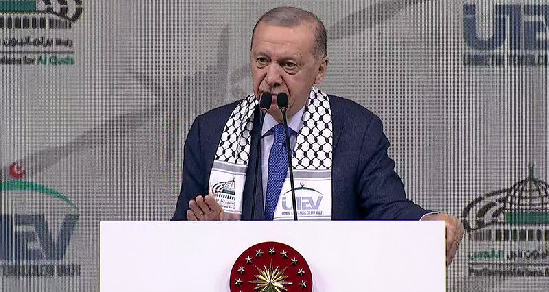 CUMHURBAŞKANI ERDOĞAN: ”FİLİSTİN HALKI AĞIR BİR ZULME MARUZ KALIYOR”