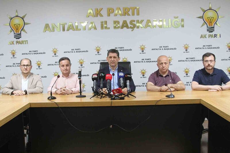 AK PARTİ ANTALYA İL BAŞKANI ALİ ÇETİN, ANTALYA'DA GERÇEKLEŞEN TELEFERİK