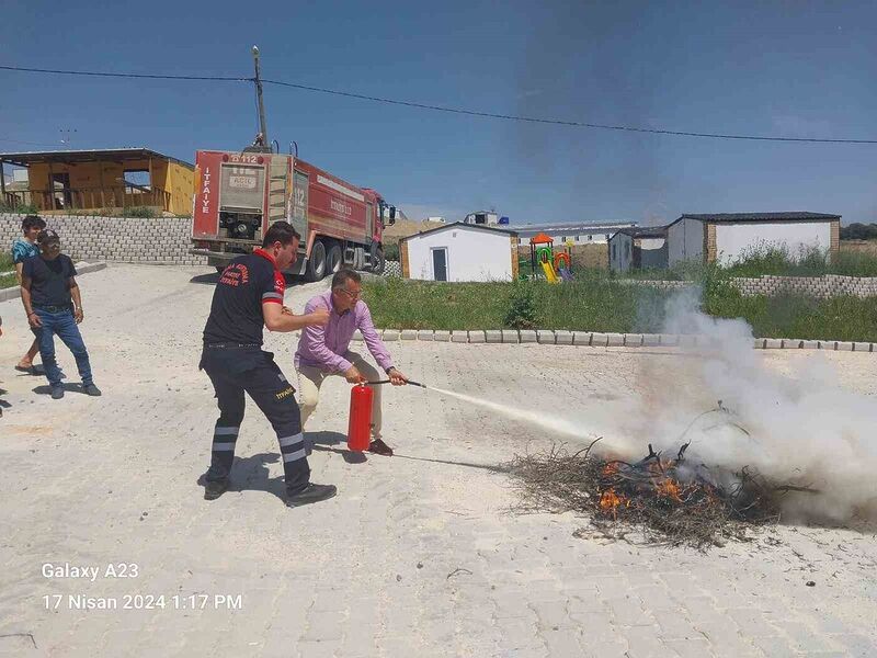 Antakya’da yangın eğitimi gerçekleştirildi