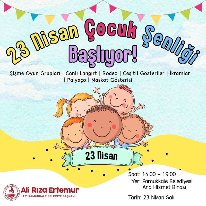 Başkan Ertemur’dan 23 Nisan Şenliğine davet