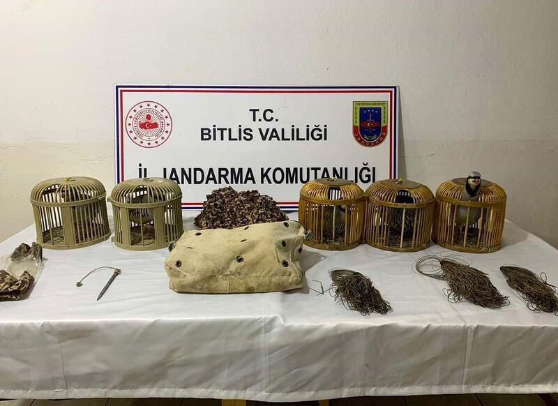 Bitlis’te keklik avlayan 2 kişiye 63 bin lira para cezası uygulandı