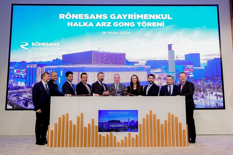 Borsa İstanbul’da gong Rönesans Gayrimenkul Yatırım için çaldı