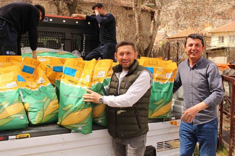 Büyükşehir Belediyesi’nden silajlık mısır tohumu desteği