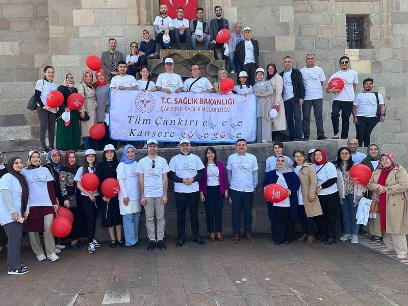 Çankırı’da kanser farkındalığı etkinliği düzenlendi