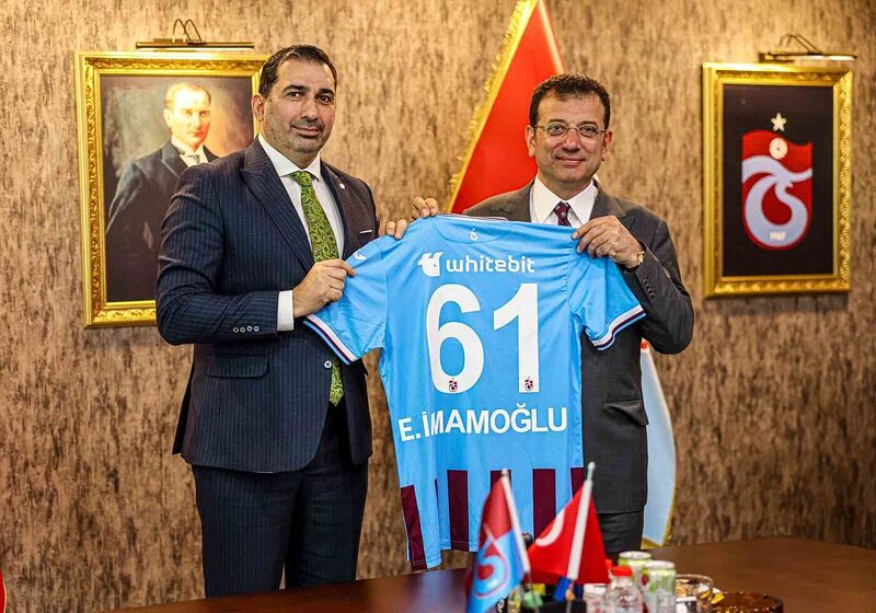 Ekrem İmamoğlu, Trabzonspor’u ziyaret etti