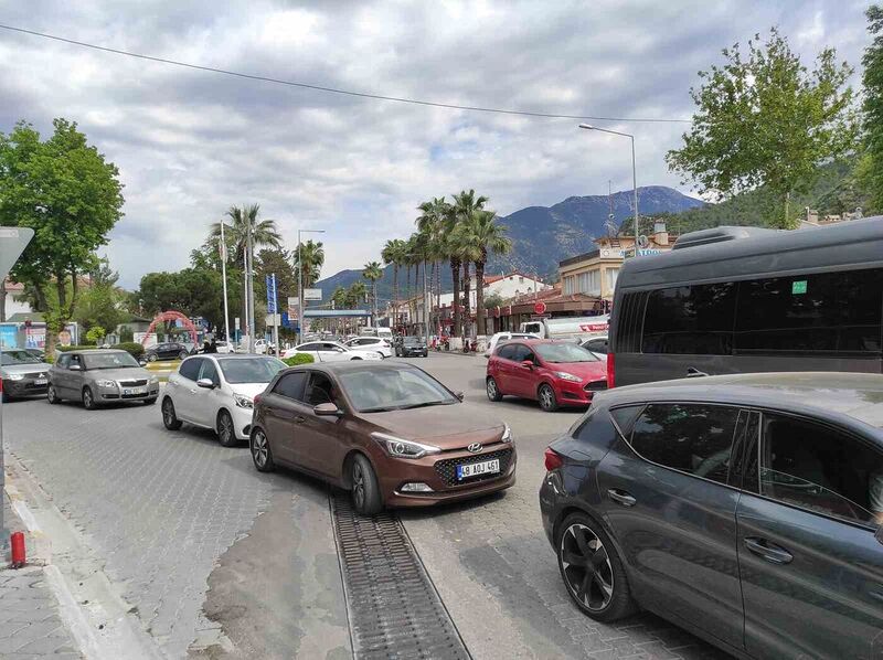 Fethiye’de bayram öncesi tatilci yoğunluğu başladı