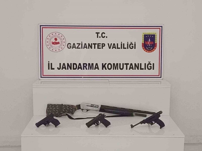 GAZİANTEP'TE SİLAH KAÇAKÇILIĞINA YÖNELİK