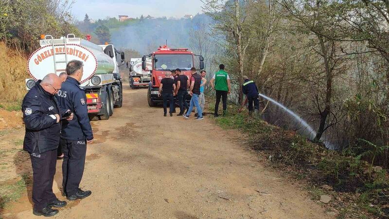 Giresun’da 80 dönümlük mera arazisi yandı