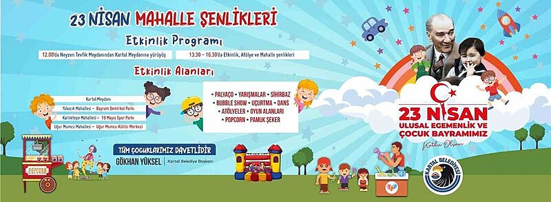 Kartallı Çocuklar 23 Nisan’ı Mahalle Şenlikleriyle kutlayacak