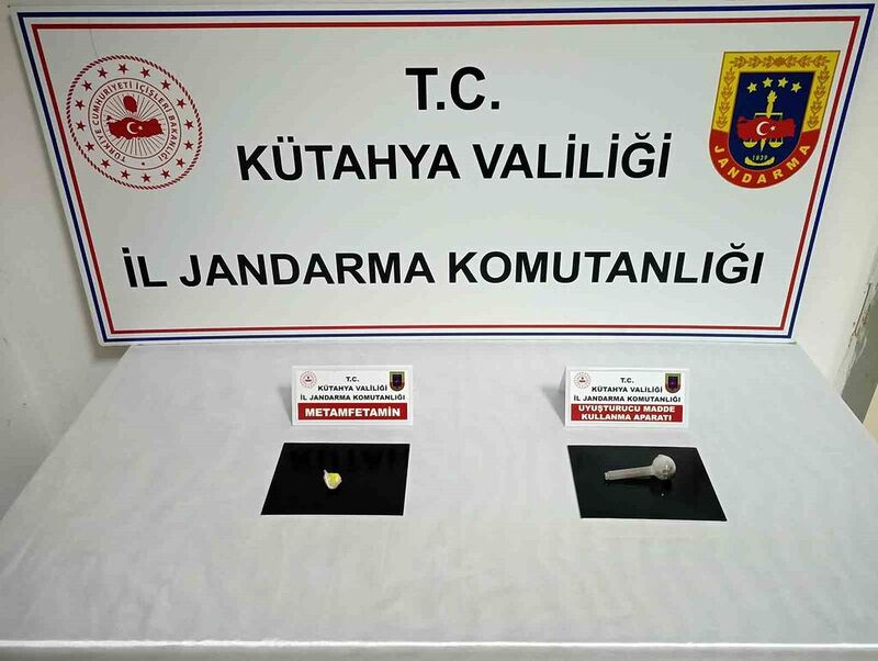 Kütahya’da üzerinde uyuşturucu ile yakalanan şahıs tutuklandı