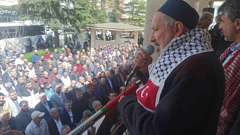 MALATYA'DA, İSRAİL'İN FİLİSTİN'E YÖNELİK