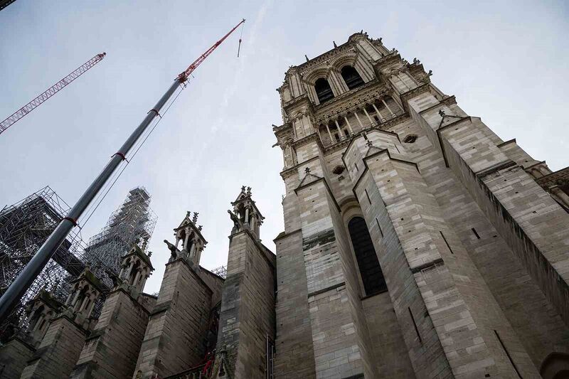 Notre-Dame Katedrali’nin 8 Aralık’ta açılması bekleniyor