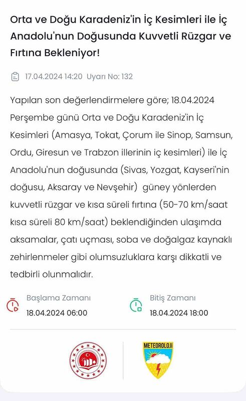 ORTA VE DOĞU KARADENİZ'İN