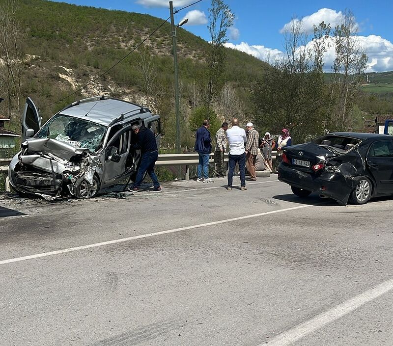 Samsun’da trafik kazası: 5 yaralı