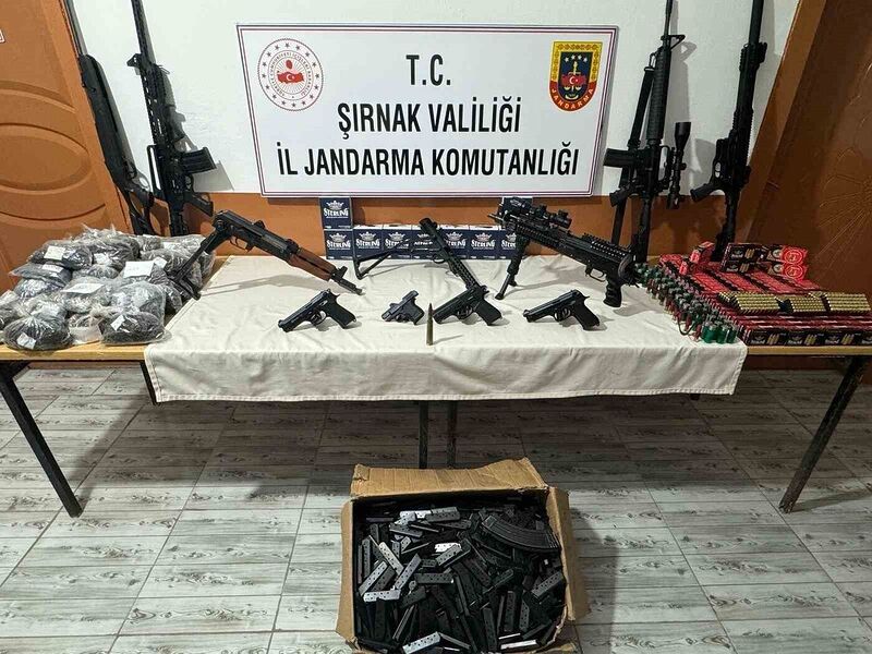 Şırnak’ta jandarmadan silah kaçakçılarına operasyon: 7 gözaltı