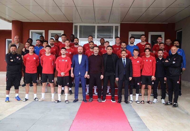 Sivasspor’da bayramlaşma töreni yapıldı