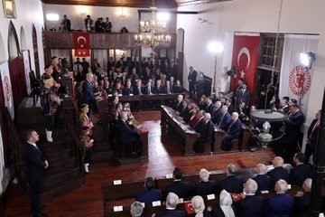 TBMM’NİN AÇILIŞININ 104. YILI DOLAYISIYLA BİRİNCİ MECLİS’TE DÜZENLENEN TÖRENDE KONUŞAN