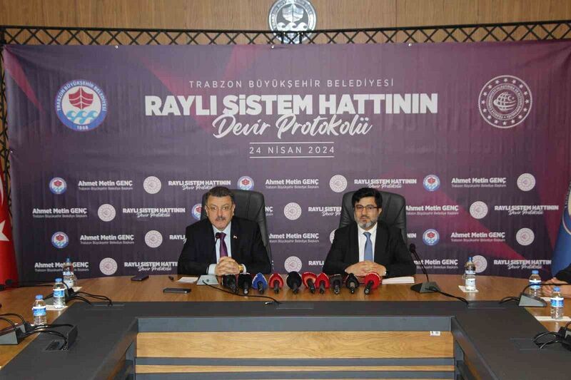 Trabzon raylı sistem hayaline kavuşuyor