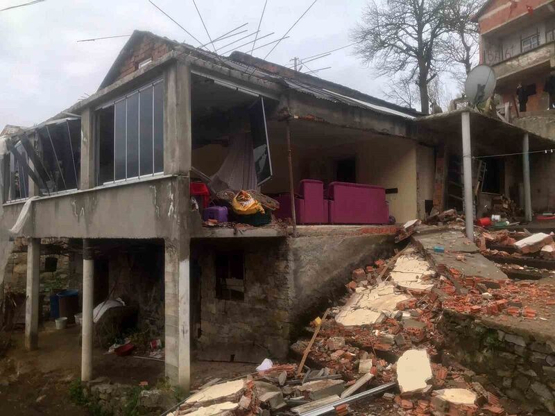 Trabzon’da tüpten kaynaklı patlama nedeniyle 1 kişi yaralandı